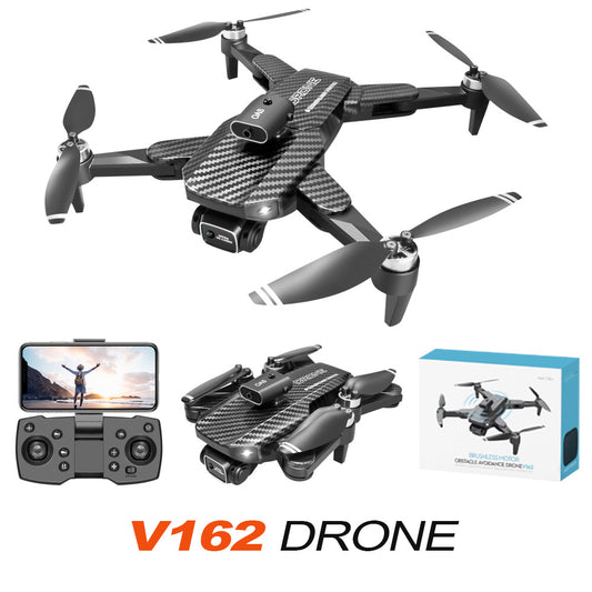 V162 Drone: 8K Electric Adjustable Dual Camera Lens + Brushless Motor + 540° Obstacle Avoidance + Optical Flow Hover