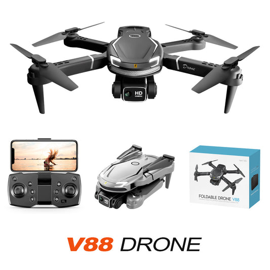 V88 Drone: 4K HD Dual Camera Electric Ajustable Lens + Intelligent Hovering