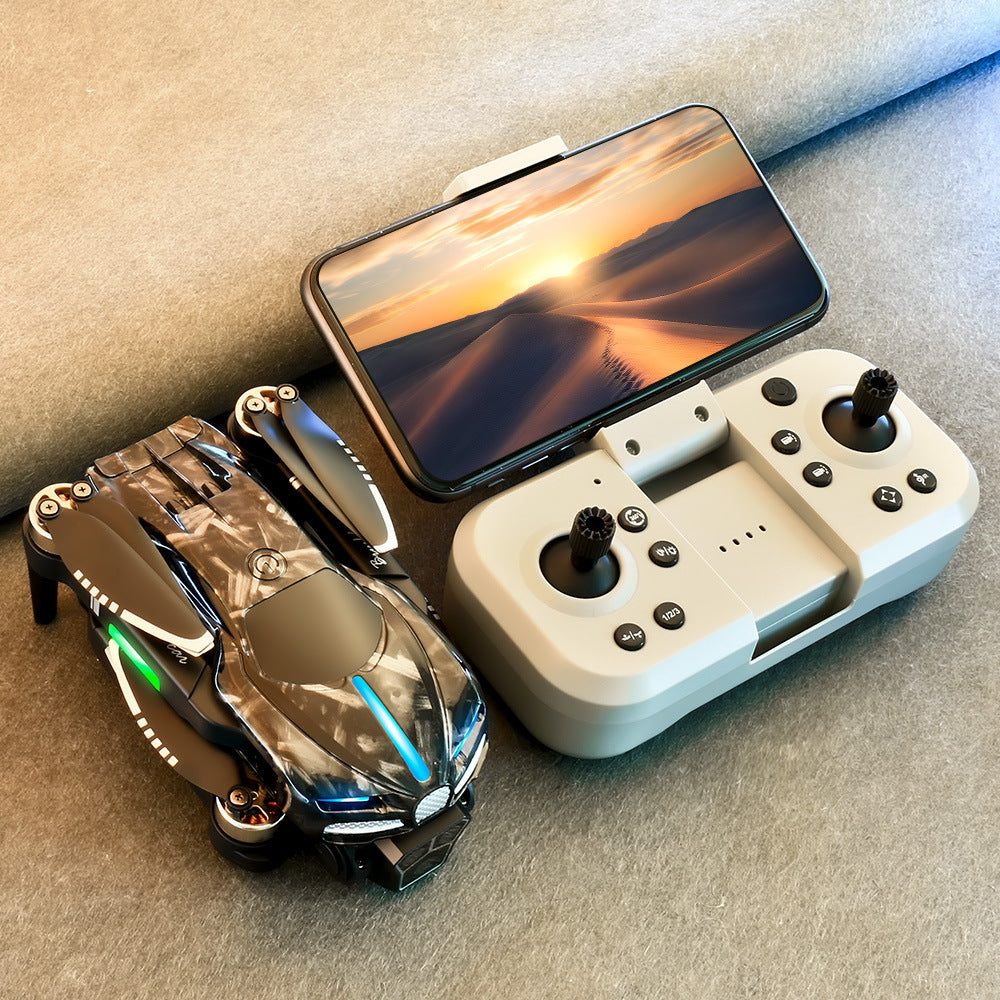 V186 Drone: 8K Electric Adjustable 3 Camera Lens + Brushless Motor + Obstacle Avoidance + Optical Flow Hover