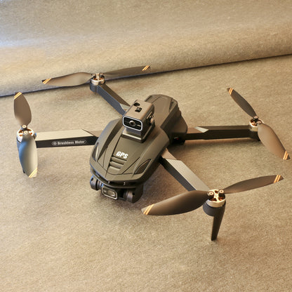 V168 GPS Drone: GPS Location Smart Return + 8K Electric Adjustable Dual Camera Lens + Brushless Motor + 4-way Obstacle Avoidance + Optical Flow Hover