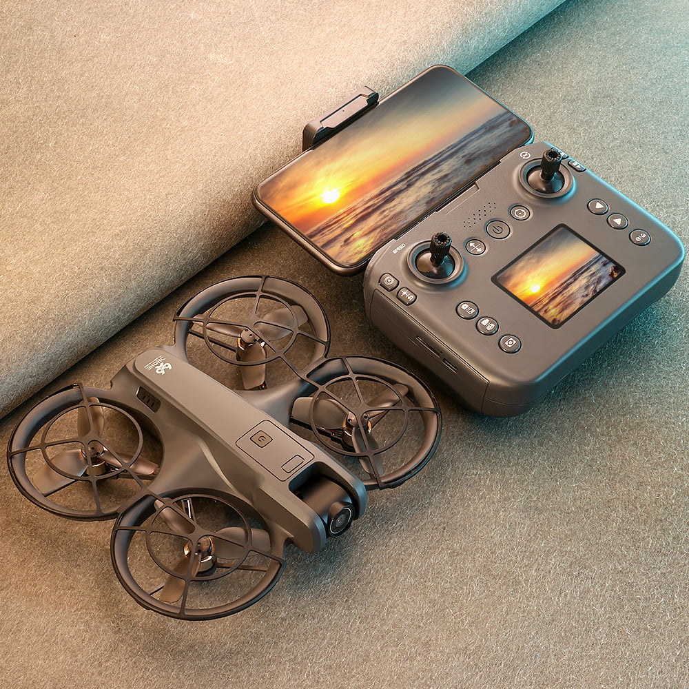 V666 Drone: HD ESC Camera 180° Electric Adjustable Lens + Brushless Motor + Optical Flow Hover + Remote Control with Screen