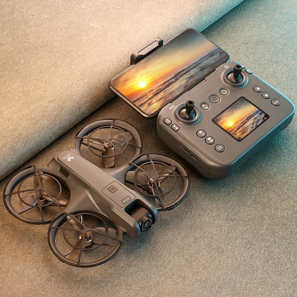 V666 Drone: HD ESC Camera 180° Electric Adjustable Lens + Brushless Motor + Optical Flow Hover + Remote Control with Screen