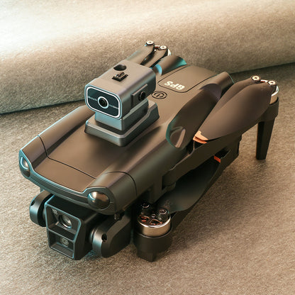 V198 MAX Drone: 5G Remote Control with Screen + GPS Location Smart Return + 8K Electric Adjustable Dual Camera Lens + Brushless Motor + Laser Obstacle Avoidance + Optical Flow Hover