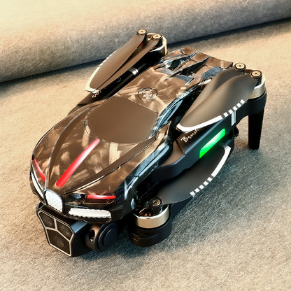 V186 Drone: 8K Electric Adjustable 3 Camera Lens + Brushless Motor + Obstacle Avoidance + Optical Flow Hover