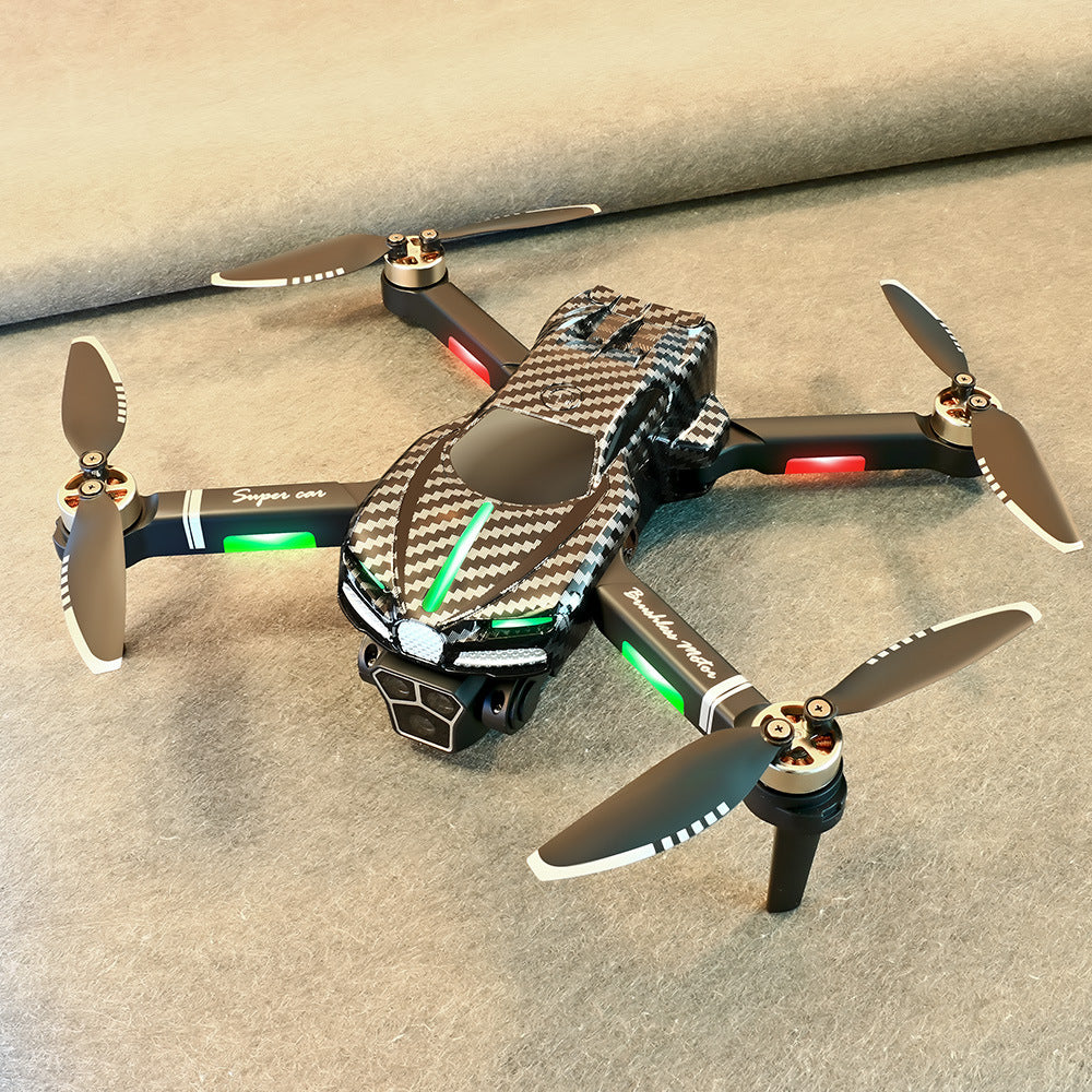 V186 Drone: 8K Electric Adjustable 3 Camera Lens + Brushless Motor + Obstacle Avoidance + Optical Flow Hover