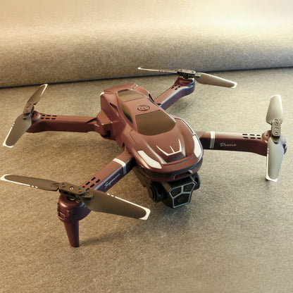 V68 Drone: HD Electric Adjustable 3 Camera Lens + Obstacle Avoidance + Optical Flow Hover