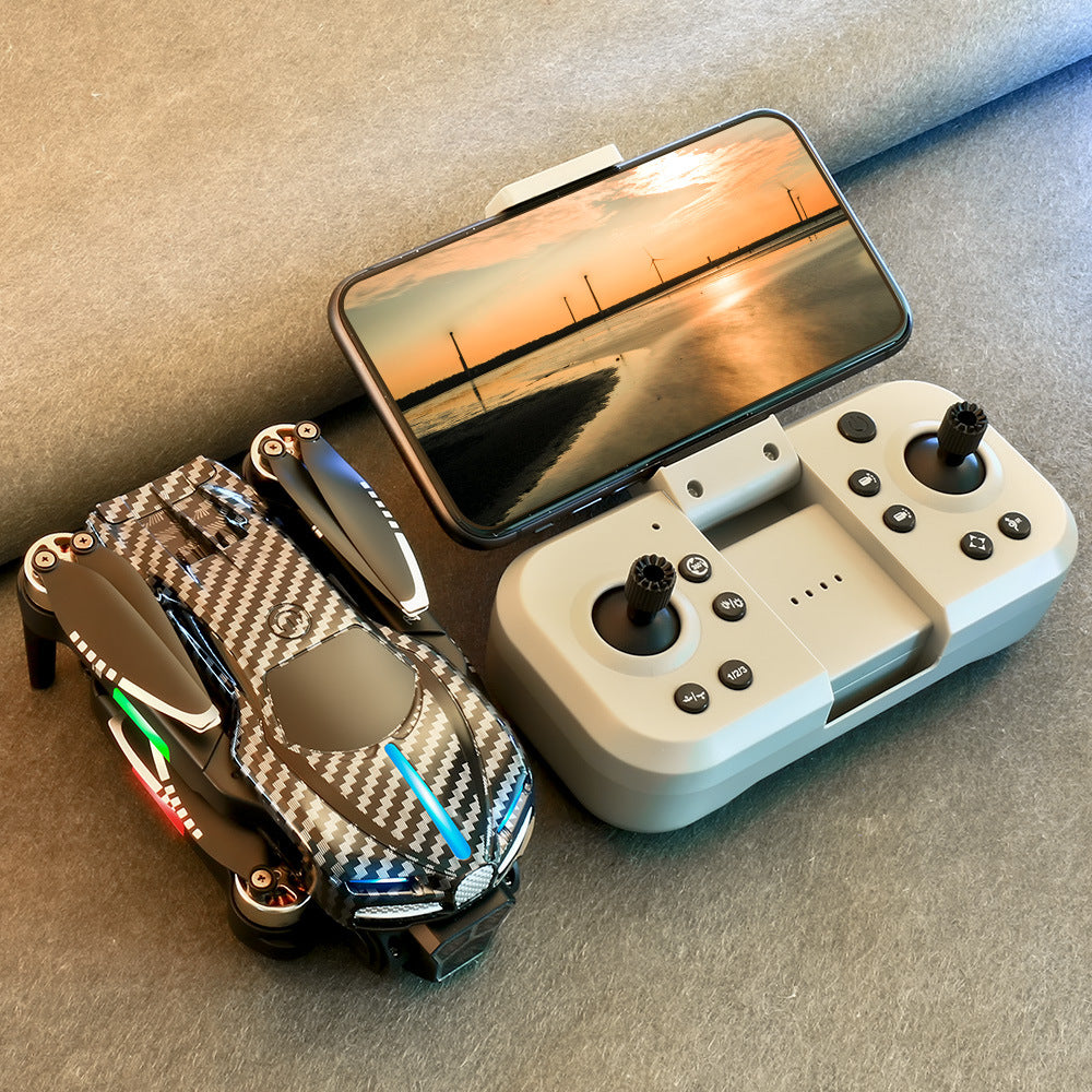 V186 Drone: 8K Electric Adjustable 3 Camera Lens + Brushless Motor + Obstacle Avoidance + Optical Flow Hover
