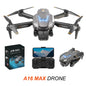 A16 MAX Drone: HD Electric Adjustable 3 Camera Lens + 360° Obstacle Avoidance + Optical Flow Hover