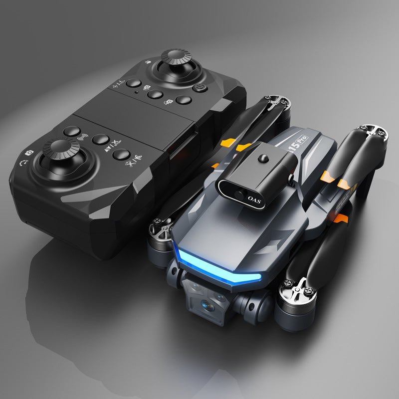 A15 PRO Drone: 8K HD Electric Adjustable 3 Camera Lens + Brushless Motor + 360° Laser Obstacle Avoidance + Optical Flow Hover
